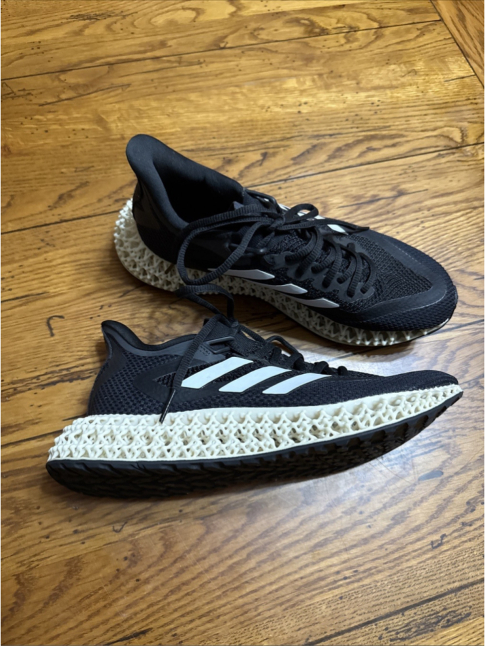 ADIDAS 4DFWD 2 RUNNING SHOES BLACK WHITE CARBON ULTRABOOST 3-D Women' 8.0